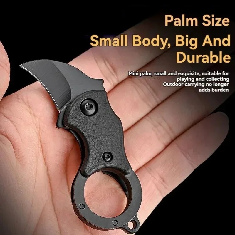 Mini Keychain Pocket Knife Sta - Bushcraft Knife Fixed ulasan dan harga