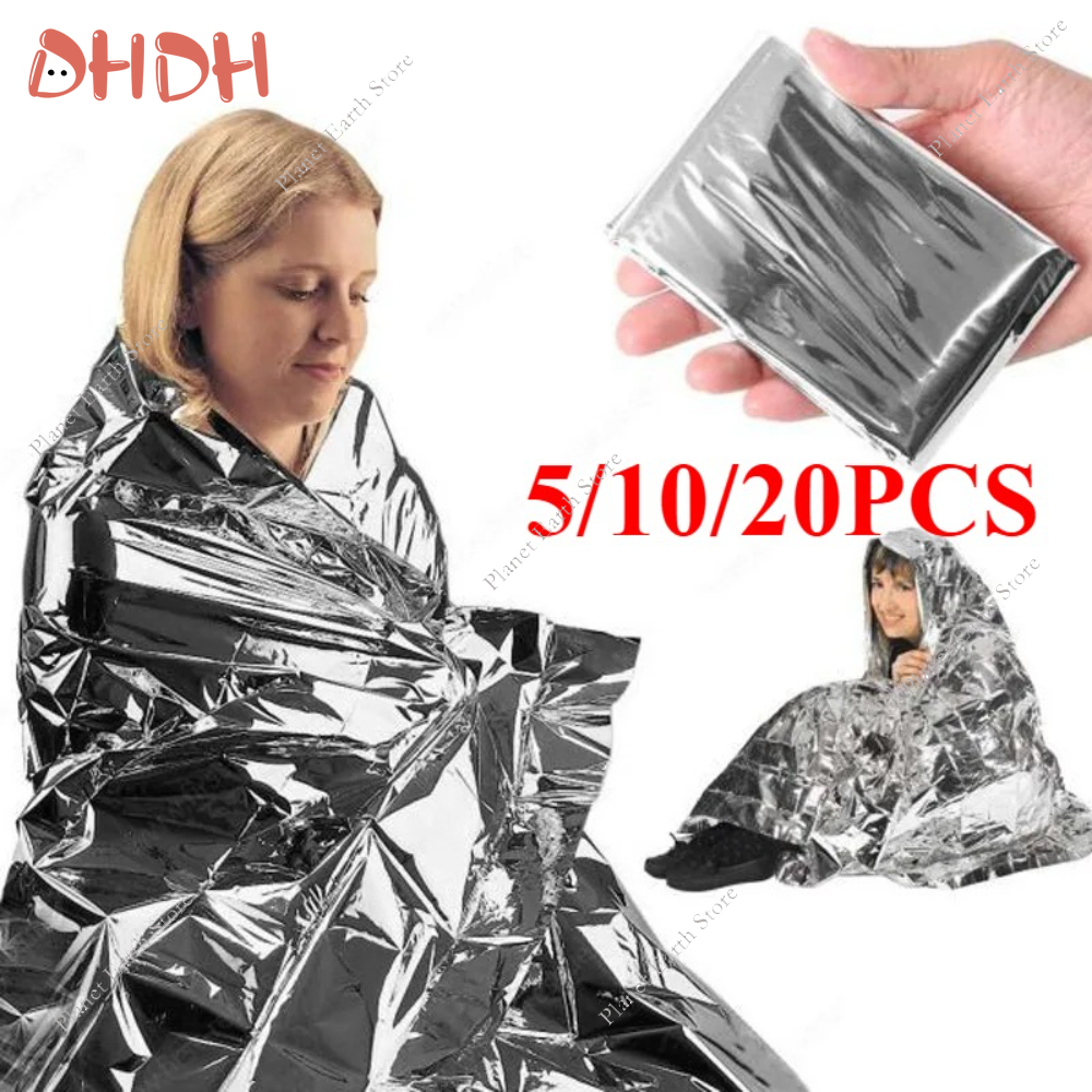 Emergency Thermal Blanket 5/10 - Survival Blanket Reflective ulasan dan harga
