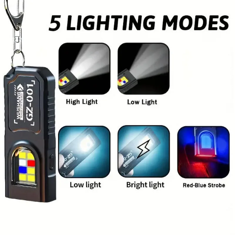 Powerful Mini COB LED Keychain - Fishing Kit Compact ulasan dan harga