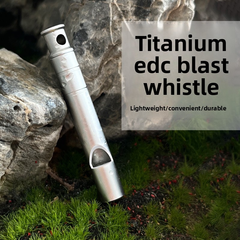 Titanium Alloy Survival Whistl - Emergency Whistle Loud ulasan dan harga