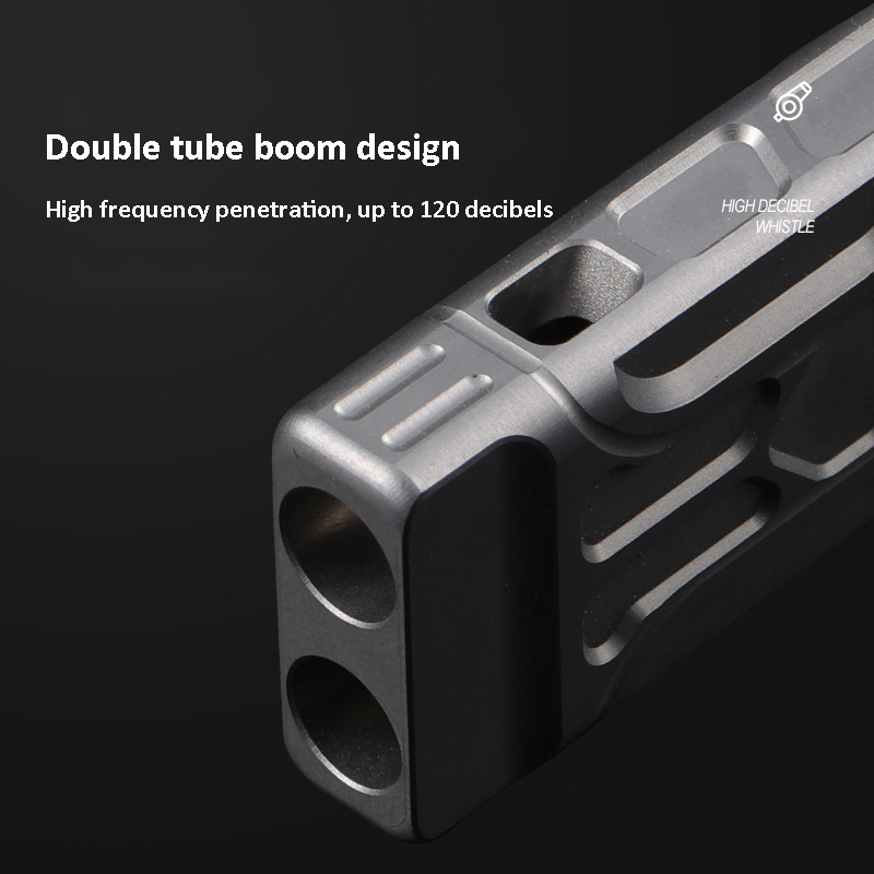 Titanium Alloy Whistle Multifu - Emergency Whistle Loud ulasan dan harga