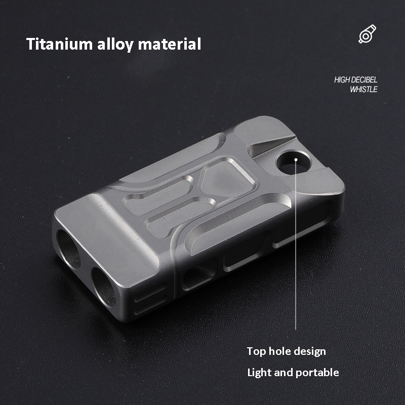 Titanium Alloy Whistle Multifu - Emergency Whistle Loud ulasan dan harga