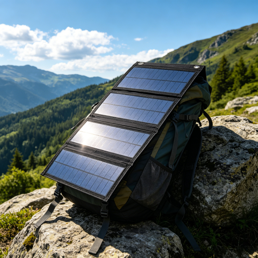 Backpack Carry Portable Foldab - Solar Emergency Charger ulasan dan harga