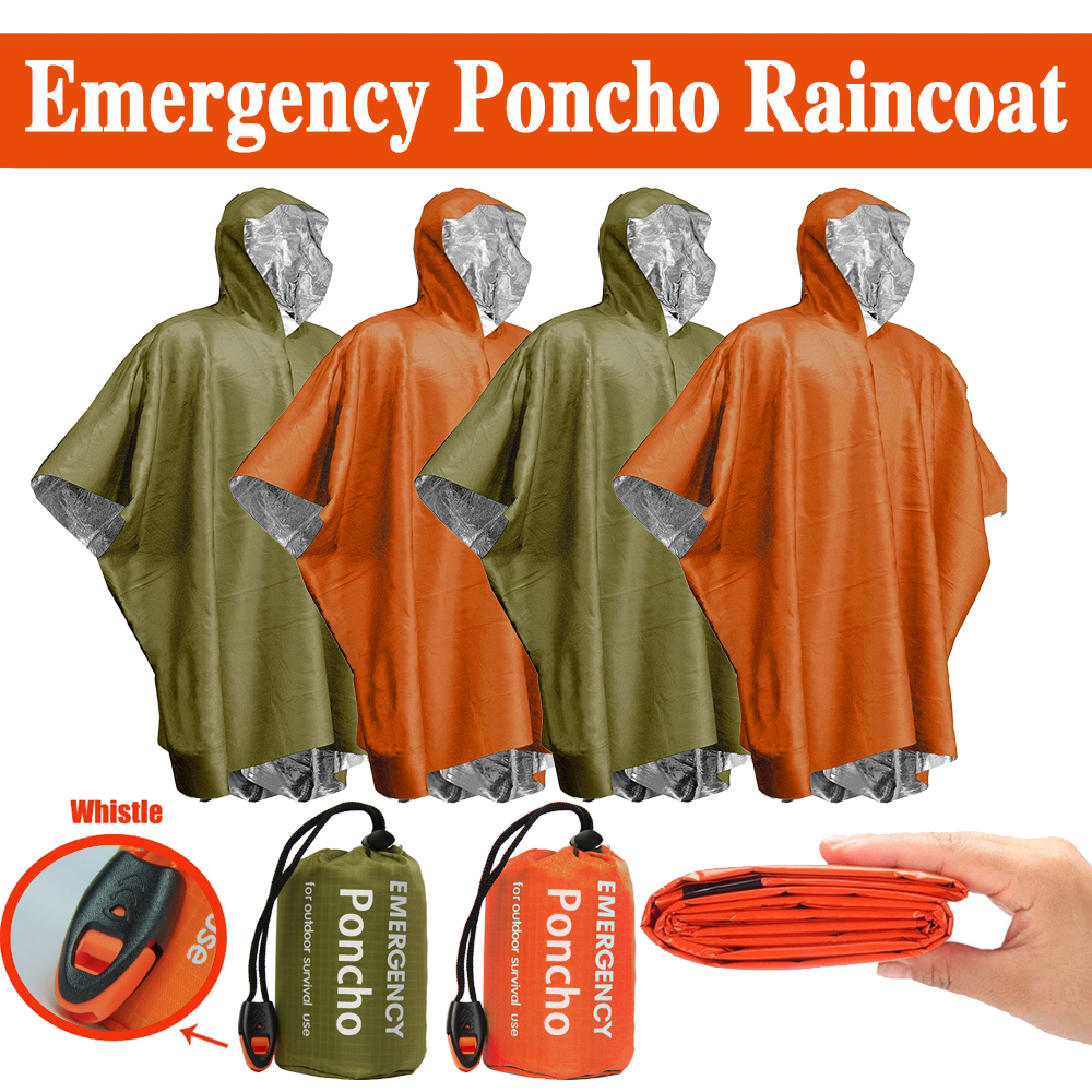 Emergency Rain Poncho Thermal  - Emergency Poncho Rain ulasan dan harga