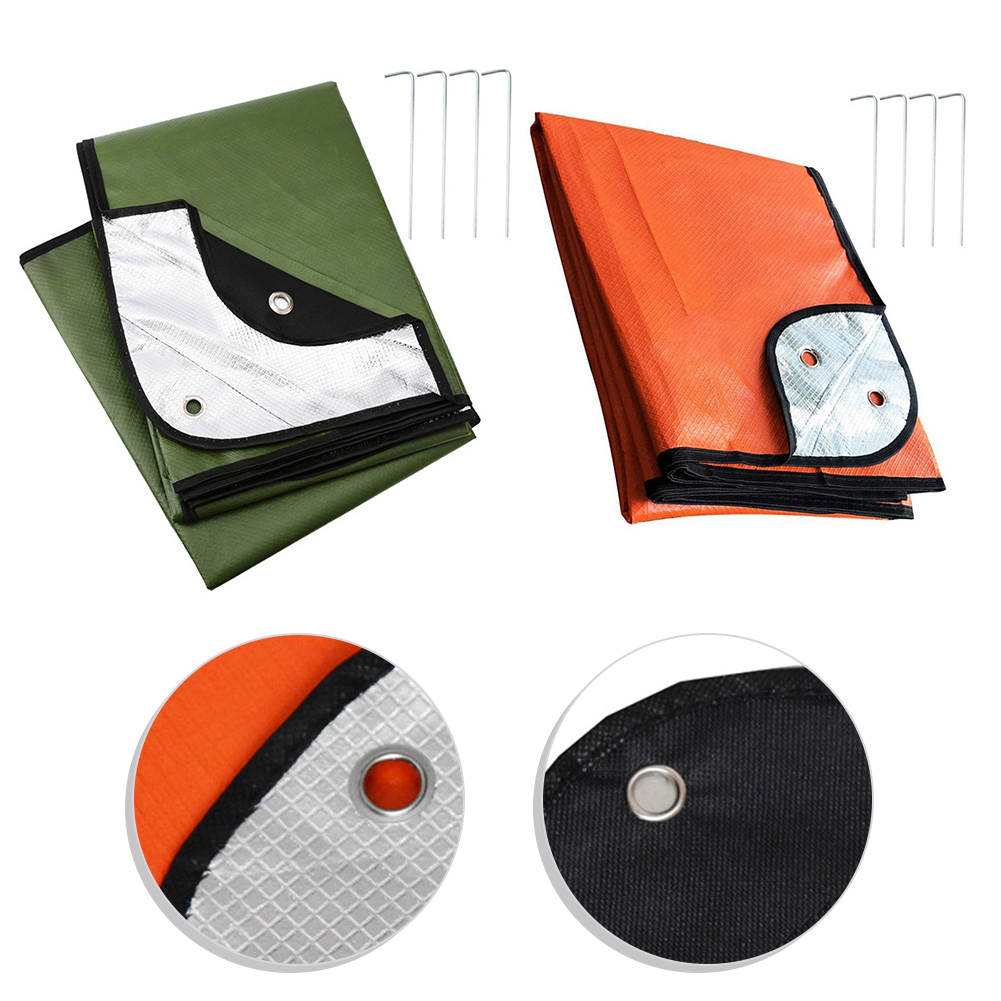 1pc Outdoor Camping Survival B - Survival Blanket Reflective ulasan dan harga