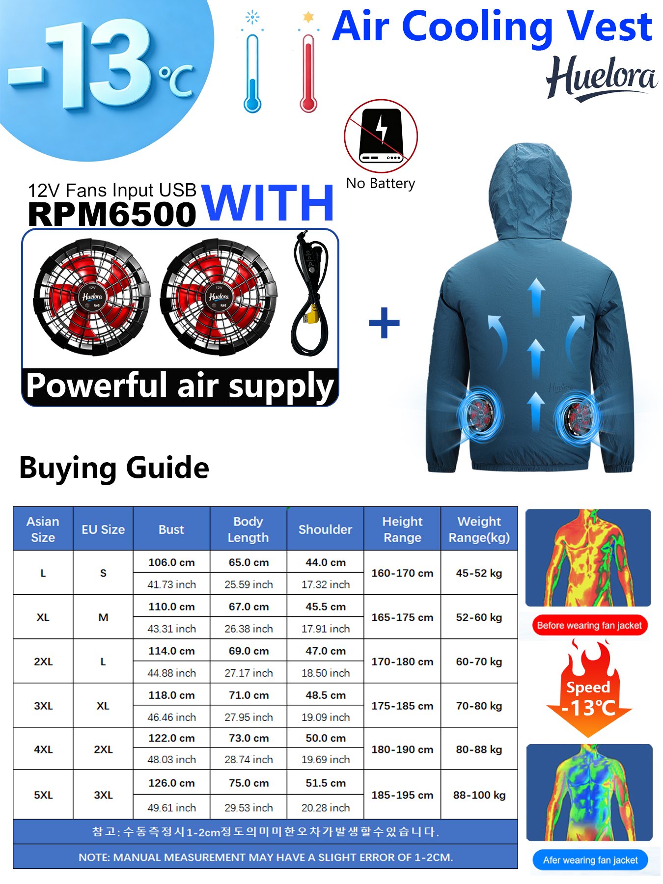 Men's Hooded USB Cooling Jacke - Fishing Kit Compact ulasan dan harga