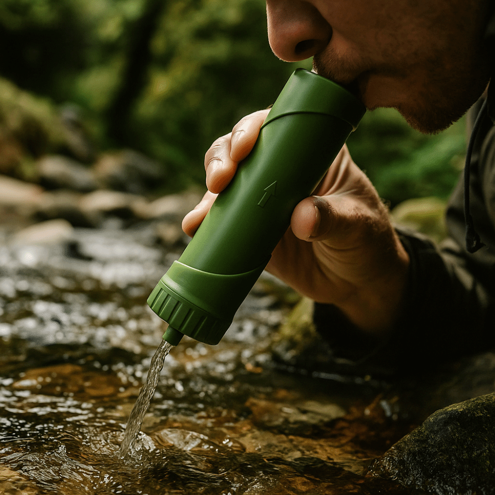 ABS Outdoor Mini Water Filter  - Water Purification Straw ulasan dan harga