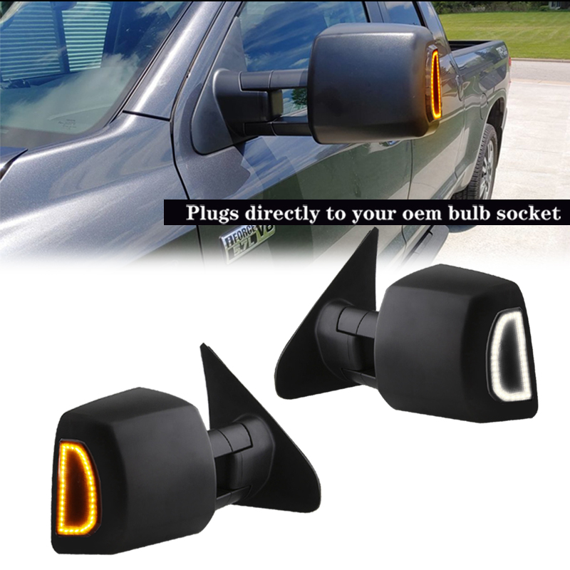 2pcs Switchback LED Side Mirro - Signal Panel Orange ulasan dan harga