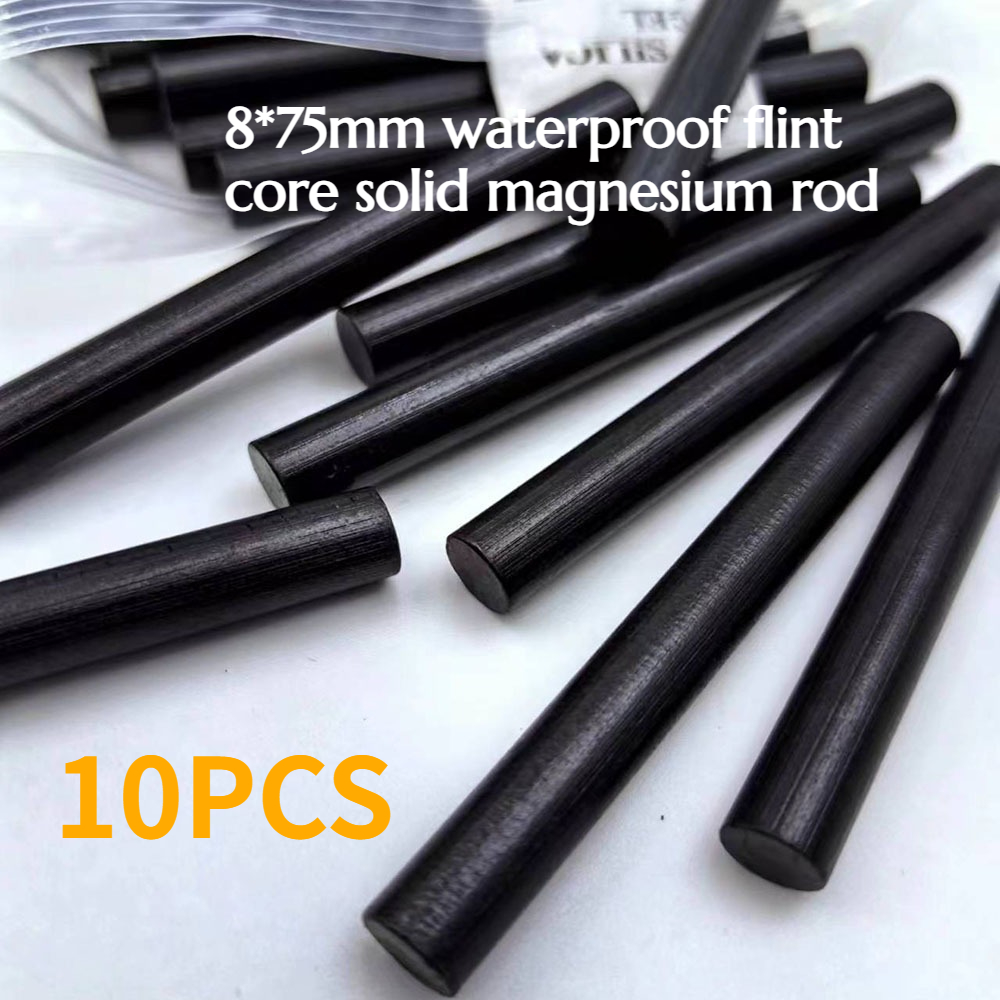 10PCS 8*75mm Waterproof Flint  - Fire Starting Kit ulasan dan harga