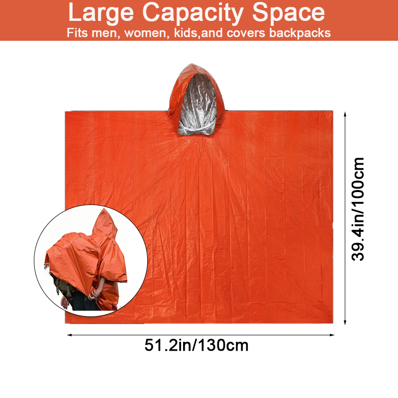 SSUNTAK Emergency Survival Rai - Emergency Poncho Rain ulasan dan harga