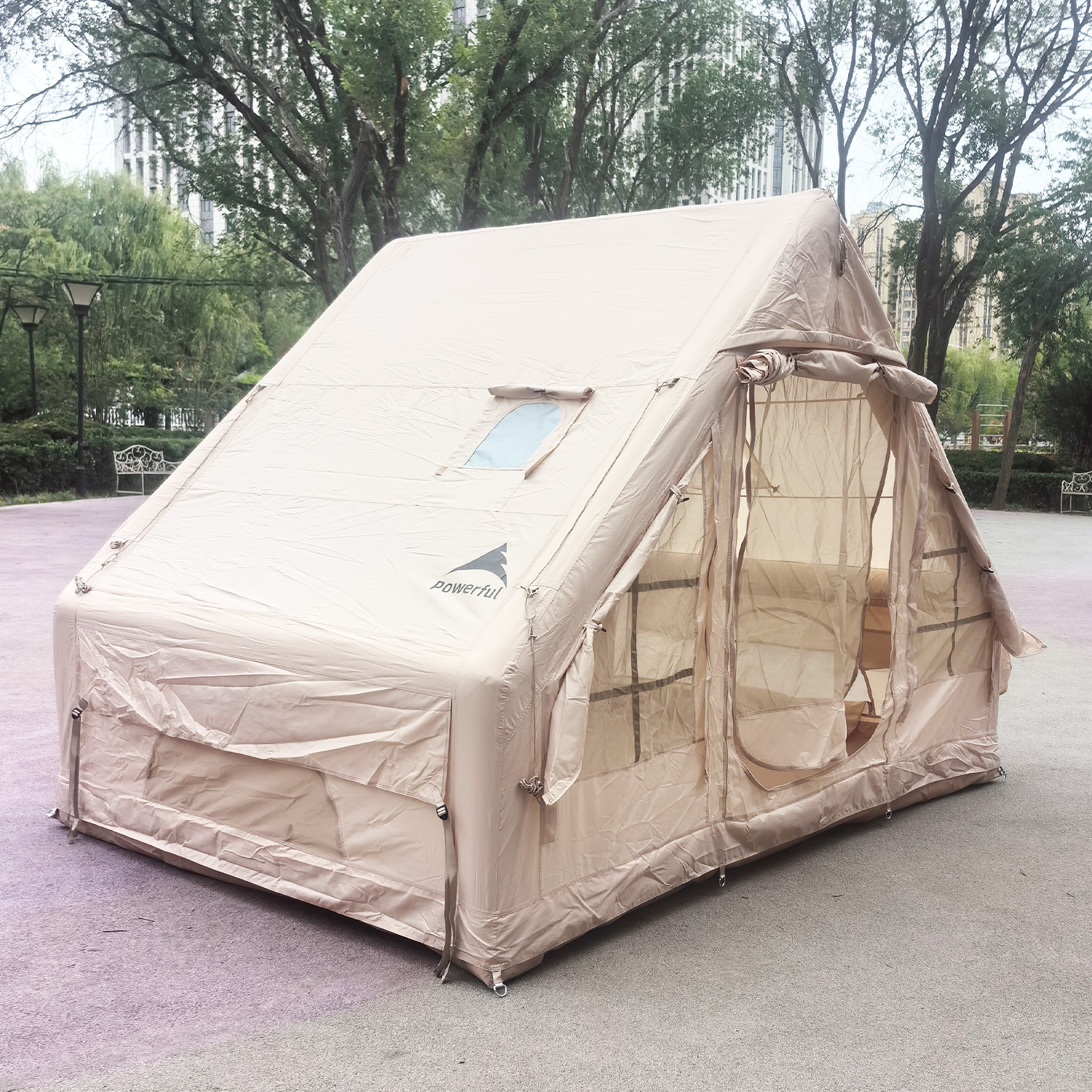 Inflatable Glamping Tent 12㎡ ( - Emergency Mylar Tent ulasan dan harga