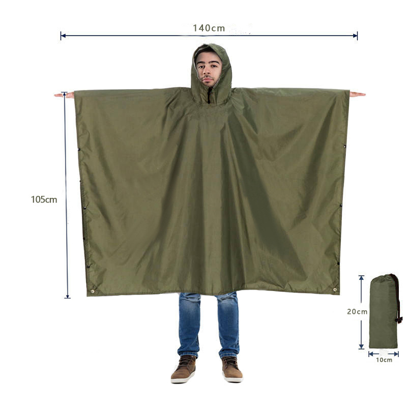 Heavy Duty Rain Poncho For Bac - Emergency Poncho Rain ulasan dan harga