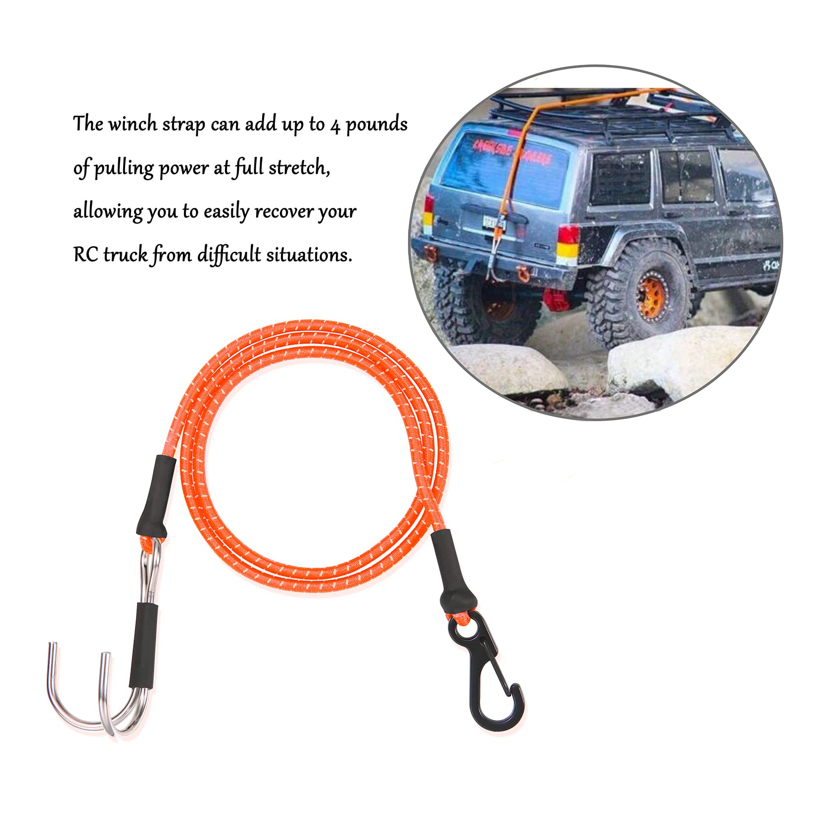 1/10 Kinetic Winch Strap Escap - Rescue Rope Throw ulasan dan harga