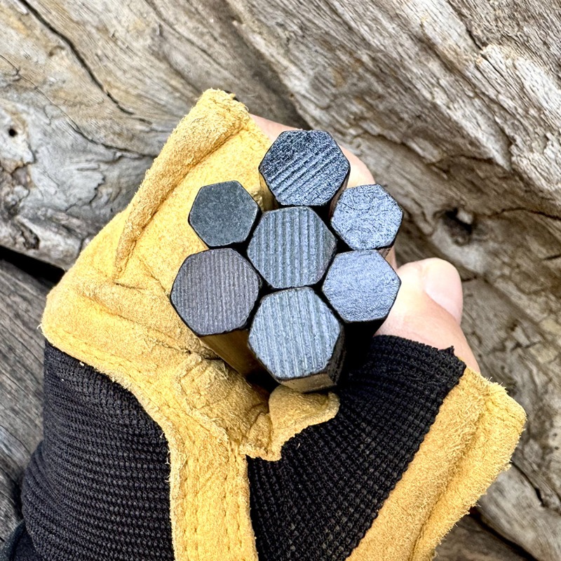 Hand Woven Rope Hexagonal Flin - Fire Starting Kit ulasan dan harga
