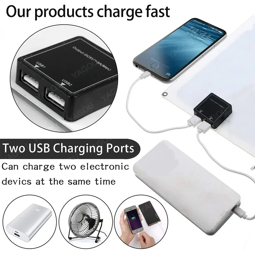 Sun Powered High Speed Dual US - Solar Emergency Charger ulasan dan harga