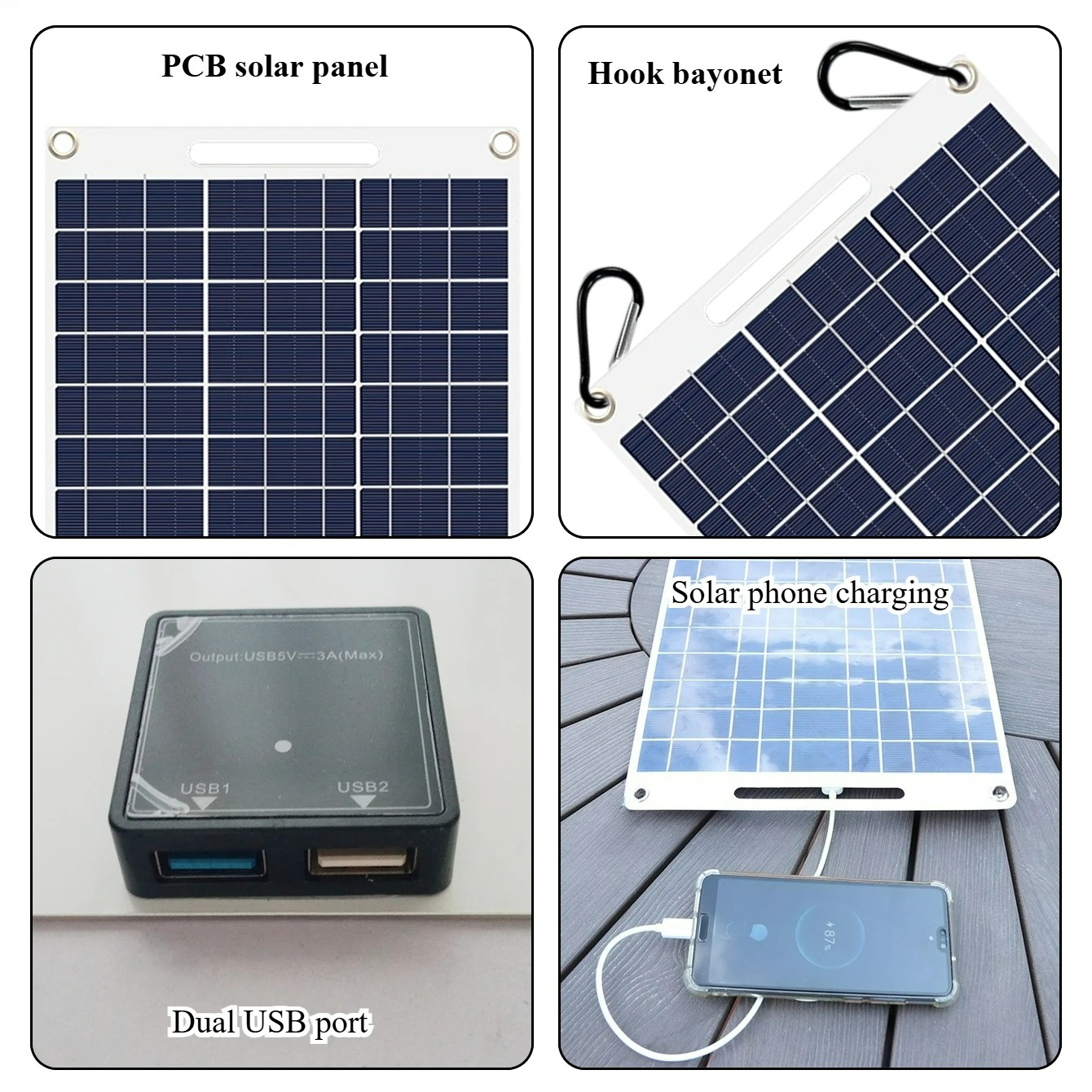 Sun Powered High Speed Dual US - Solar Emergency Charger ulasan dan harga