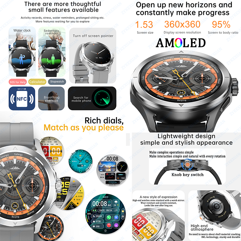New Watch S4 Ultra Sports Smar - Compass Lensatic ulasan dan harga