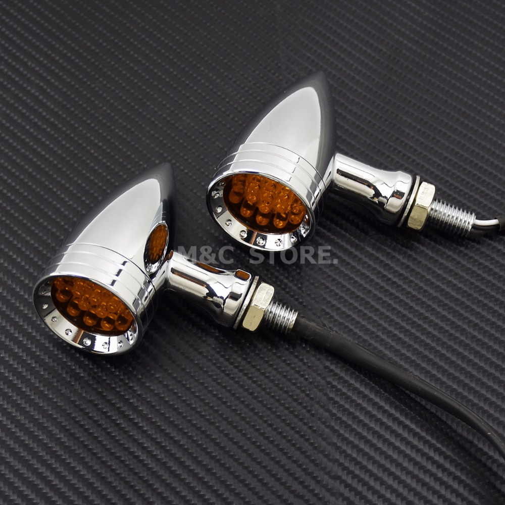 Motorcycle LED Turn Signal Bul - Signal Panel Orange ulasan dan harga