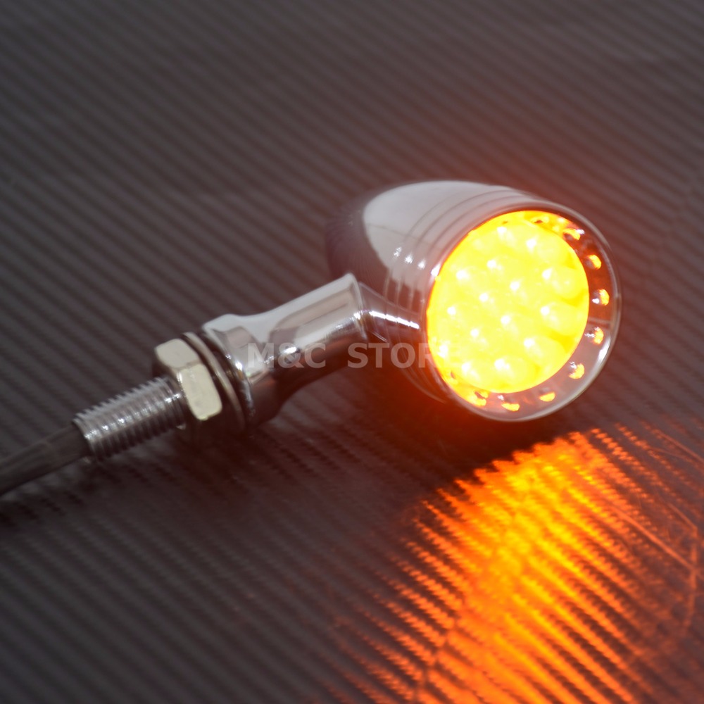 Motorcycle LED Turn Signal Bul - Signal Panel Orange ulasan dan harga