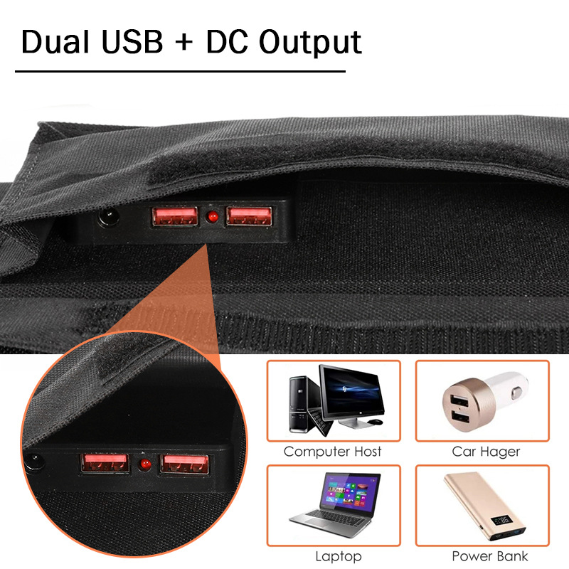 Outdoor Camping Hiking Foldabl - Solar Emergency Charger ulasan dan harga