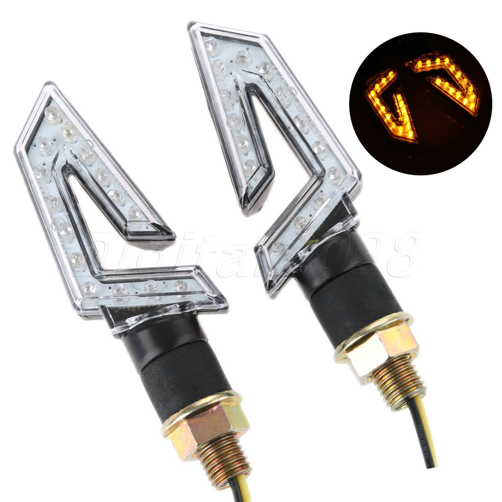 Yetaha 2pcs Motorcycle Light L - Sos Light Strobe ulasan dan harga