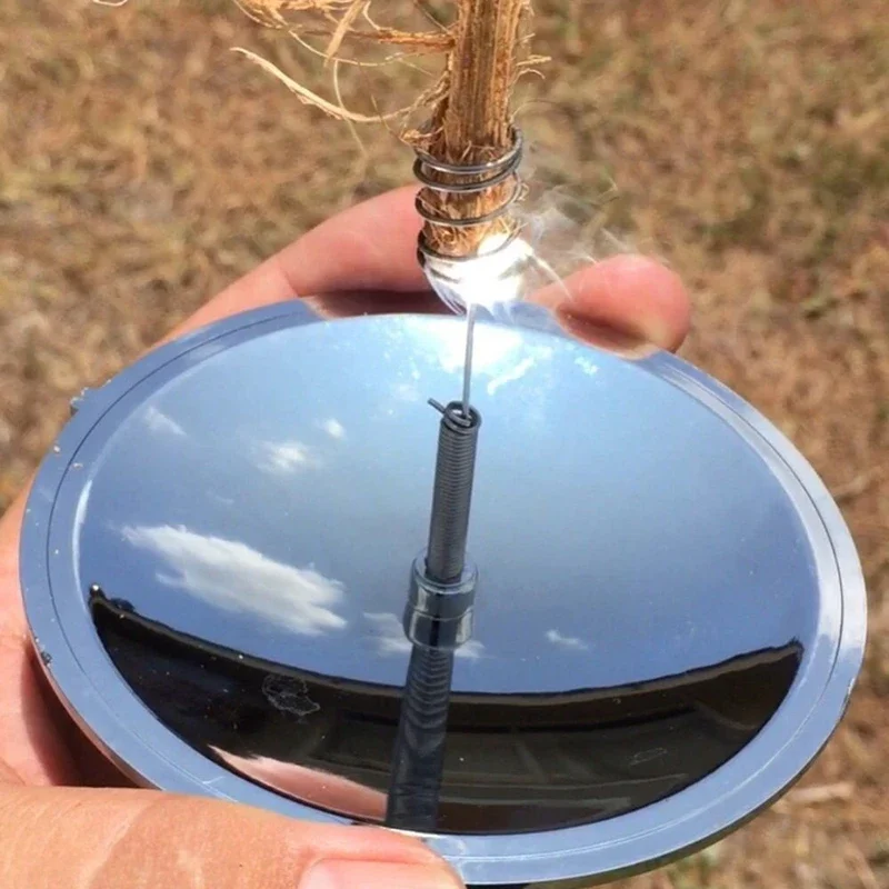 1PC Outdoor Solar Lighter Camp - Fire Starting Kit ulasan dan harga