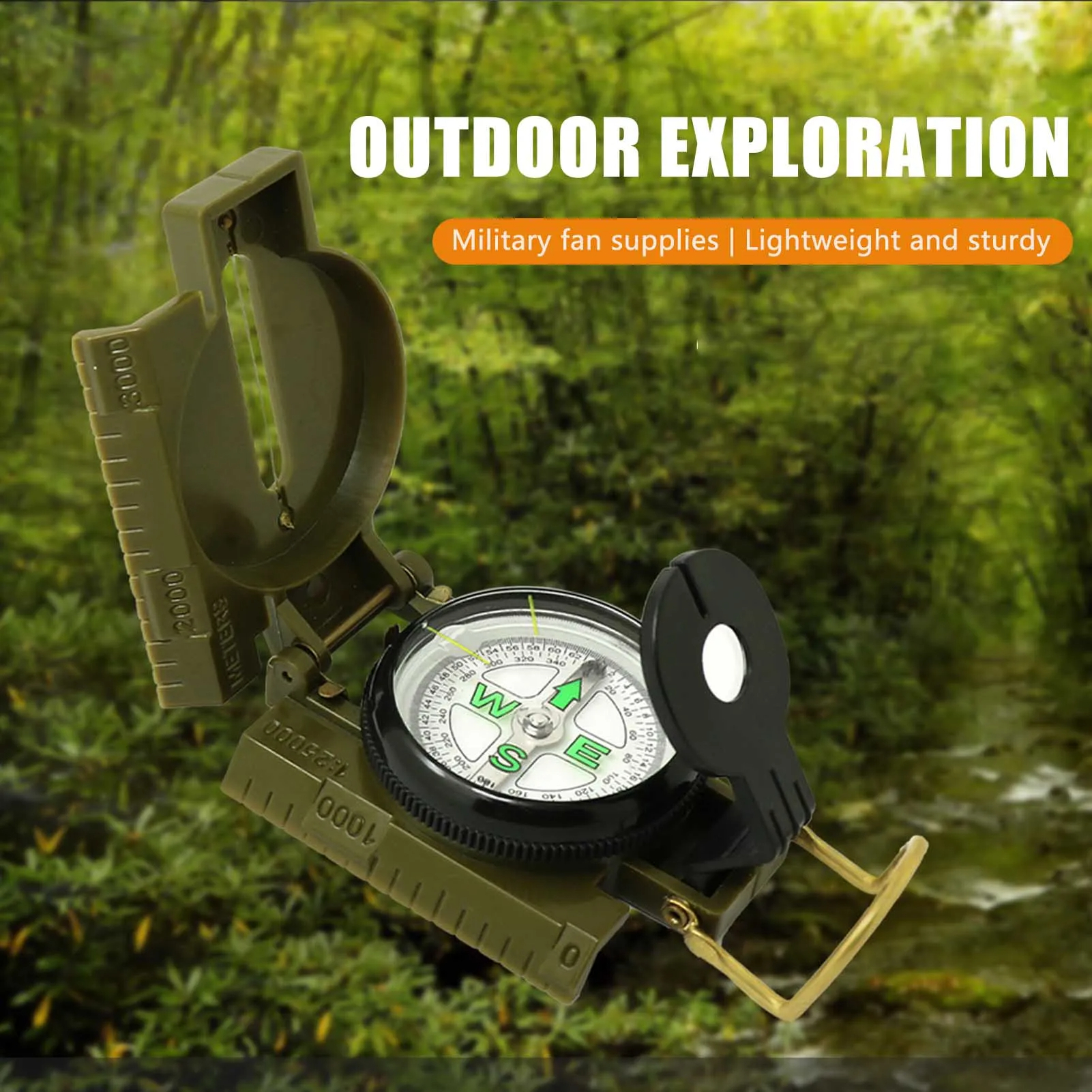 Portable Multi-functional Phos - Compass Lensatic ulasan dan harga
