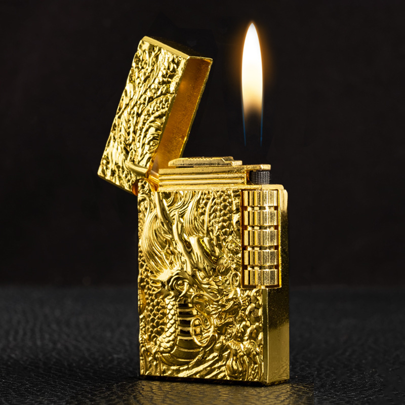 Dragon Gas Lighter Grinding Je - Fire Starting Kit ulasan dan harga