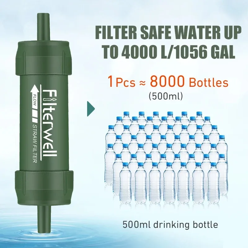 1PC Outdoor Mini Water Filter  - Water Purification Straw ulasan dan harga