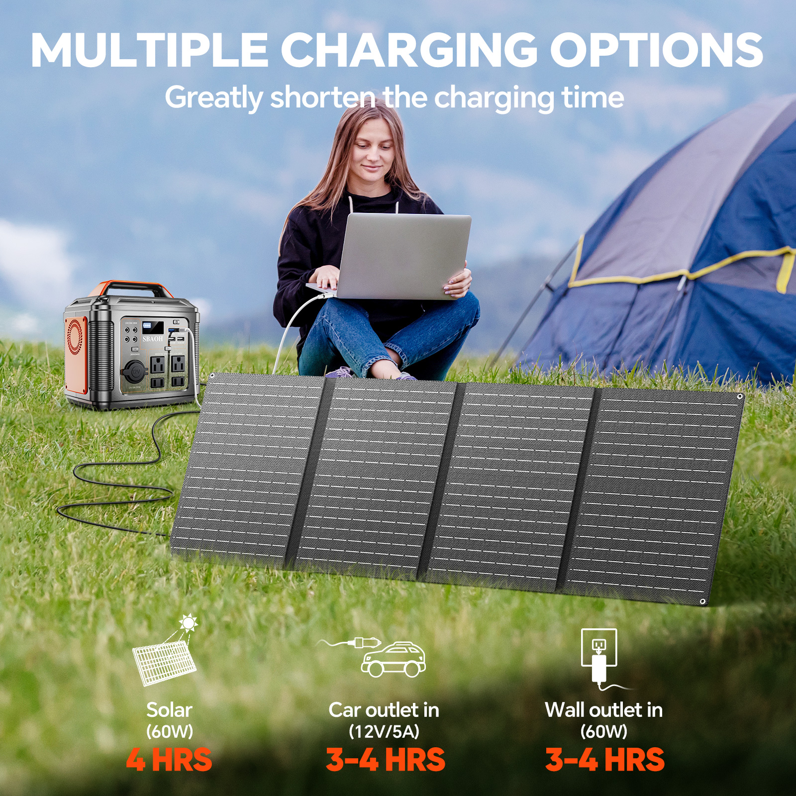 300W Portable Power Station, 2 - Solar Emergency Charger ulasan dan harga