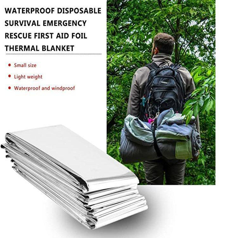 Emergent Blanket Mylar Thermal - Emergency Mylar Tent ulasan dan harga