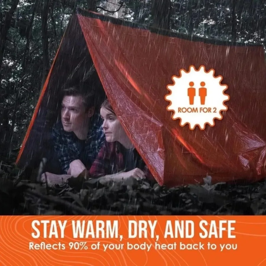 1PC Anti-rain Emergency Sleepi - Emergency Mylar Tent ulasan dan harga
