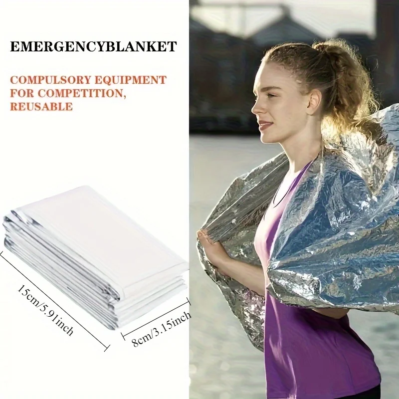1pcs Outdoor survival portable - Survival Blanket Reflective ulasan dan harga