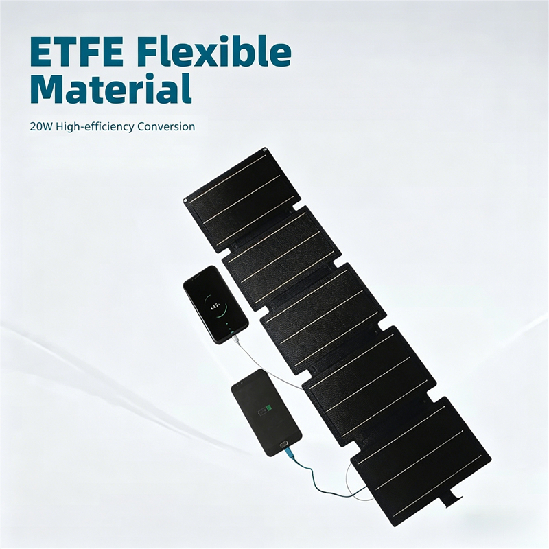 5 Folds Flexible Solar Charger - Solar Emergency Charger ulasan dan harga