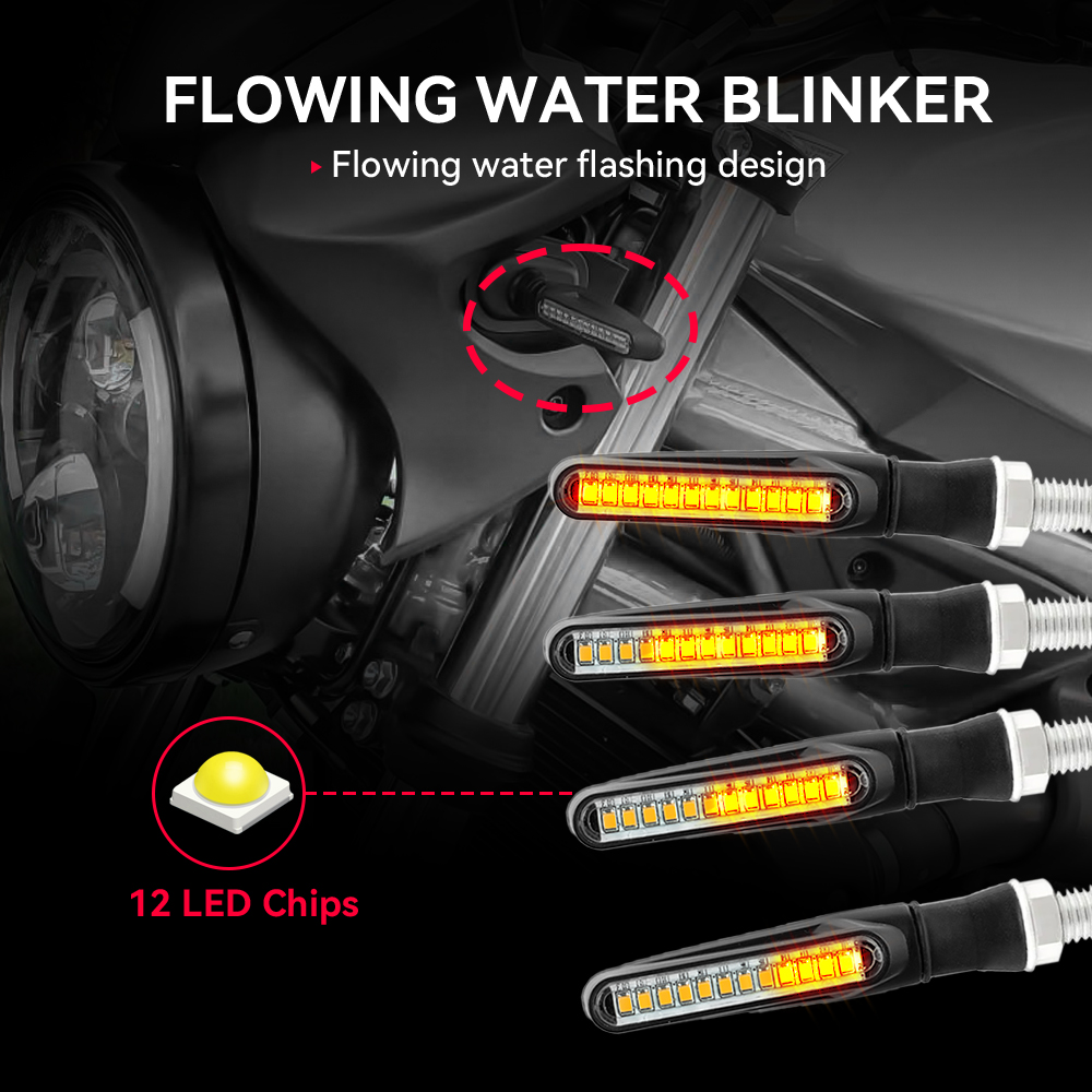 Motorcycle Led Turn Signals Di - Sos Light Strobe ulasan dan harga