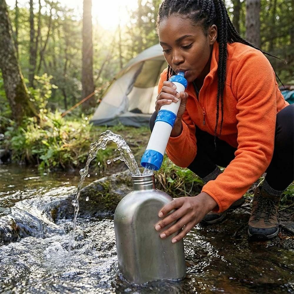 Mini Mini Water Filter Straw S - Water Purification Straw ulasan dan harga