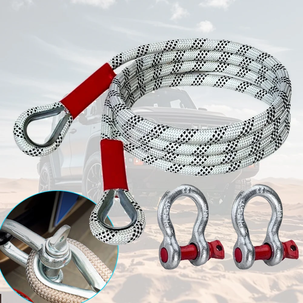 New Car Tow Strap 4x4 Offroad  - Rescue Rope Throw ulasan dan harga