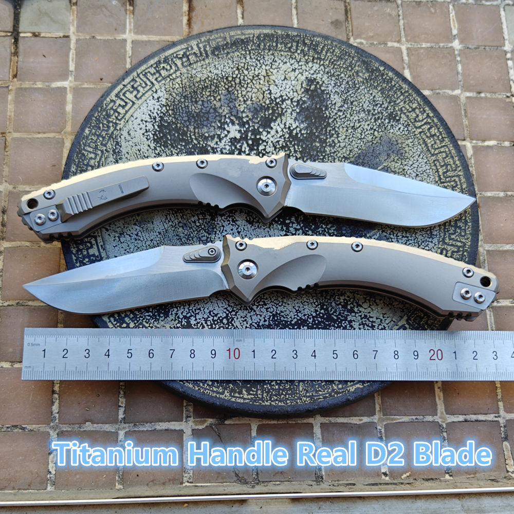Mai's Real D2 Blade Amphibia F - Bushcraft Knife Fixed ulasan dan harga
