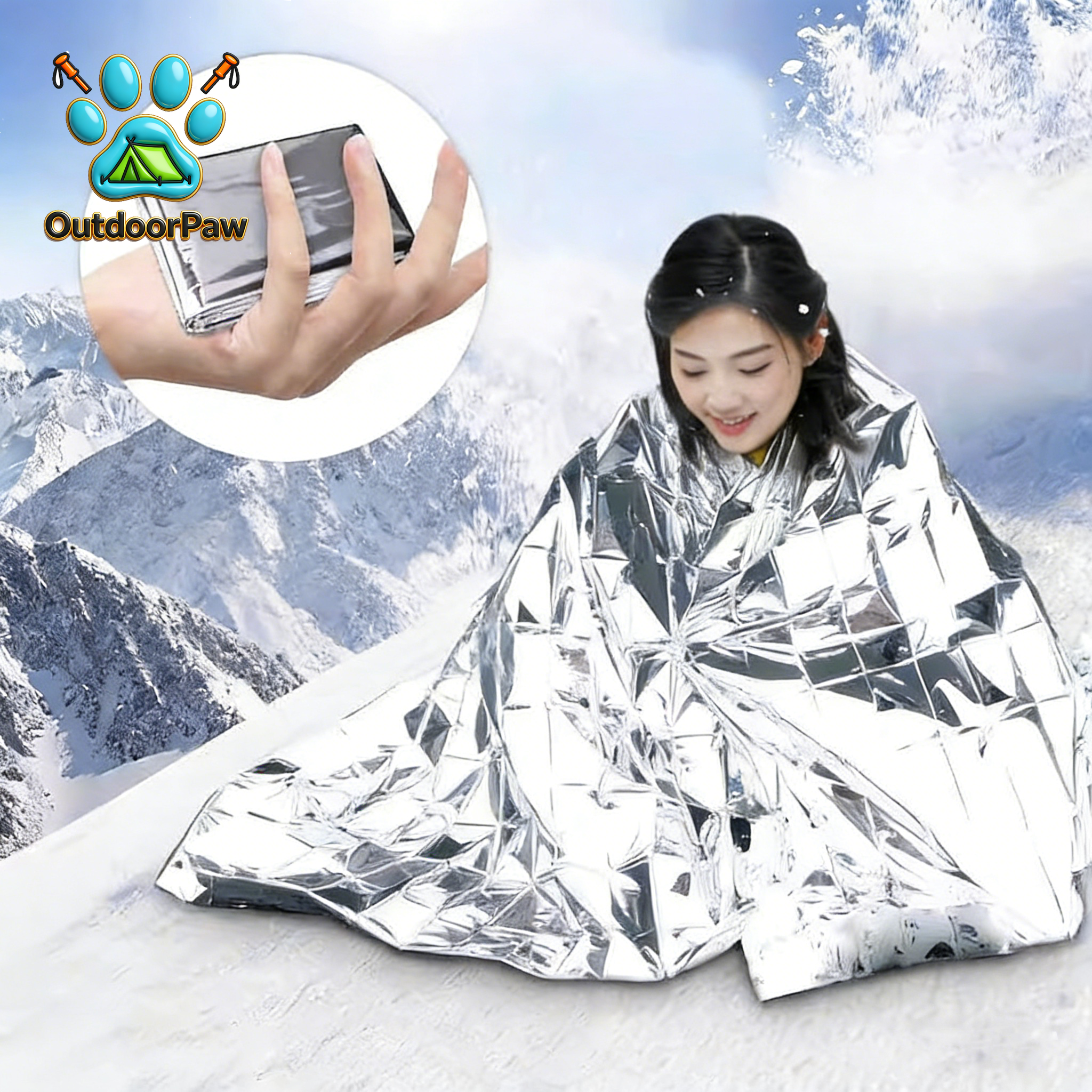 Reflective Emergency Heat Blan - Survival Blanket Reflective ulasan dan harga