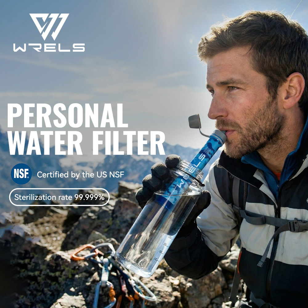 WRELS Outdoor Portable Water F - Water Purification Straw ulasan dan harga