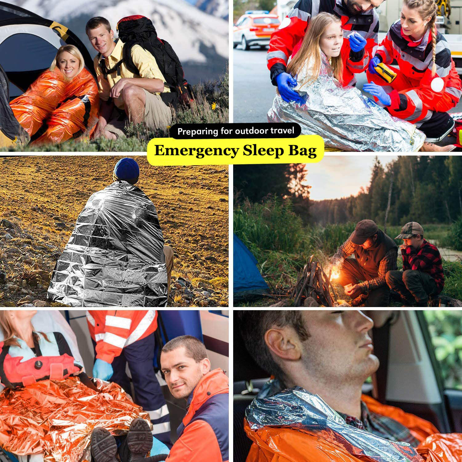 Portable Waterproof Emergency  - Bivy Bag Emergency ulasan dan harga