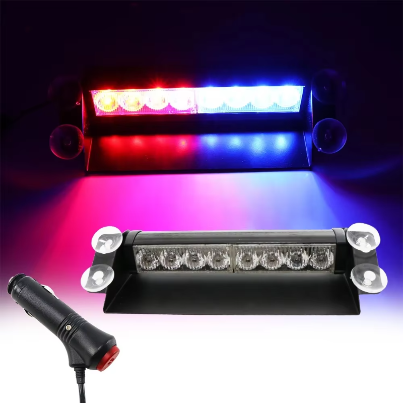 8 LED Universal Car Strobe Lig - Sos Light Strobe ulasan dan harga