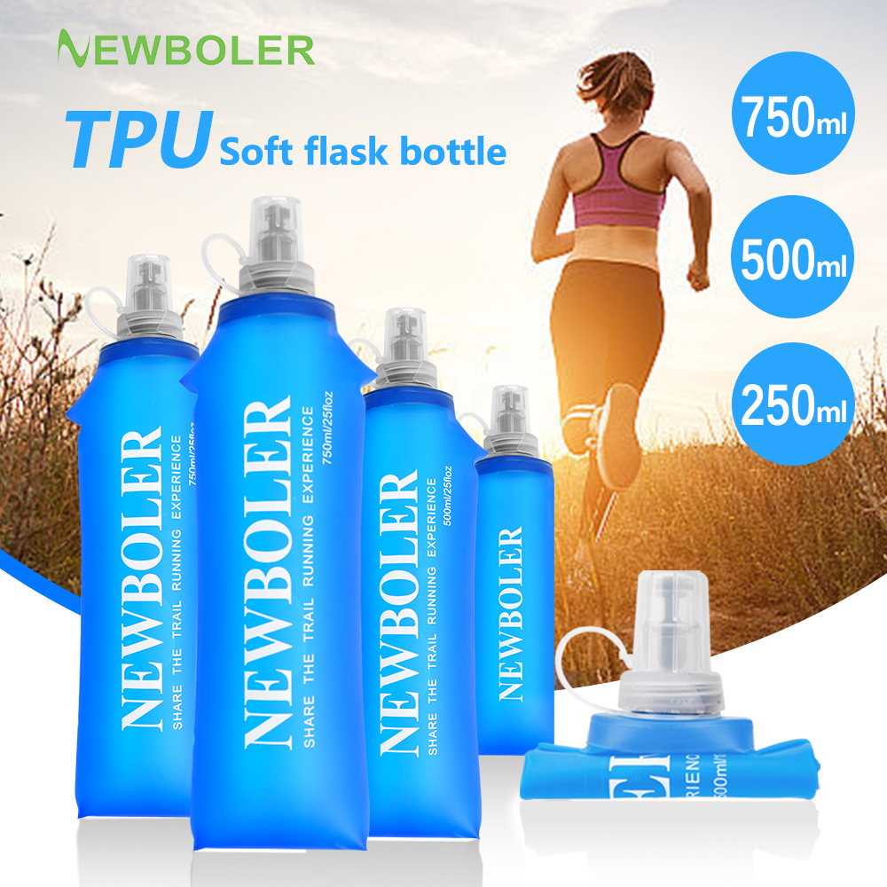 750ML Water Bottle TPU Folding - Water Bag Collapsible ulasan dan harga