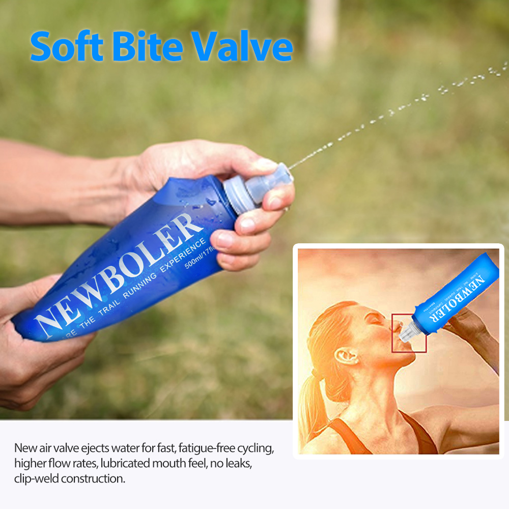 750ML Water Bottle TPU Folding - Water Bag Collapsible ulasan dan harga