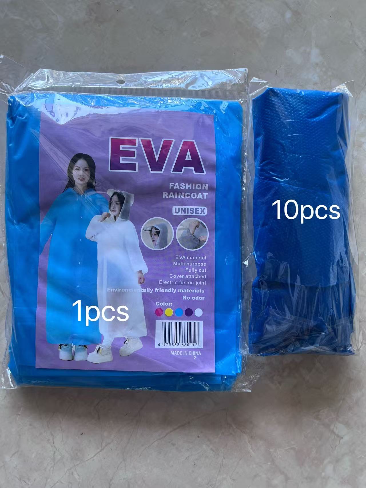 10Pcs Disposable Thick PE Rain - Emergency Poncho Rain ulasan dan harga