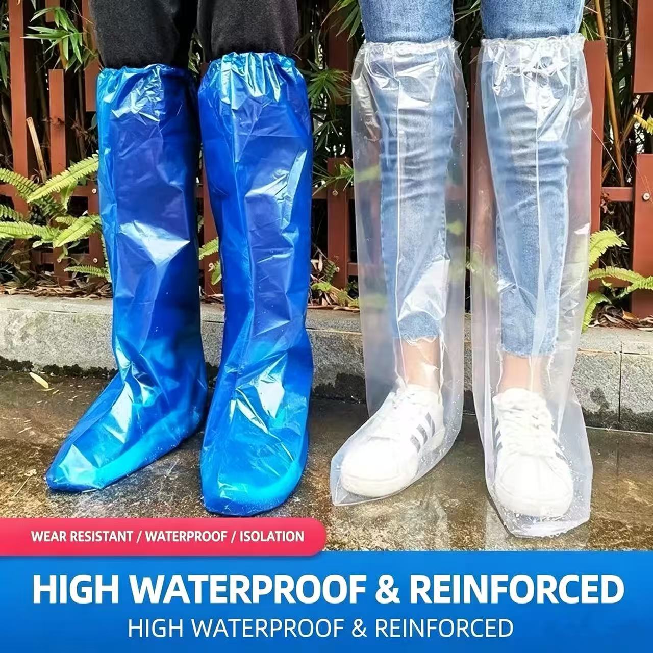 10Pcs Disposable Thick PE Rain - Emergency Poncho Rain ulasan dan harga