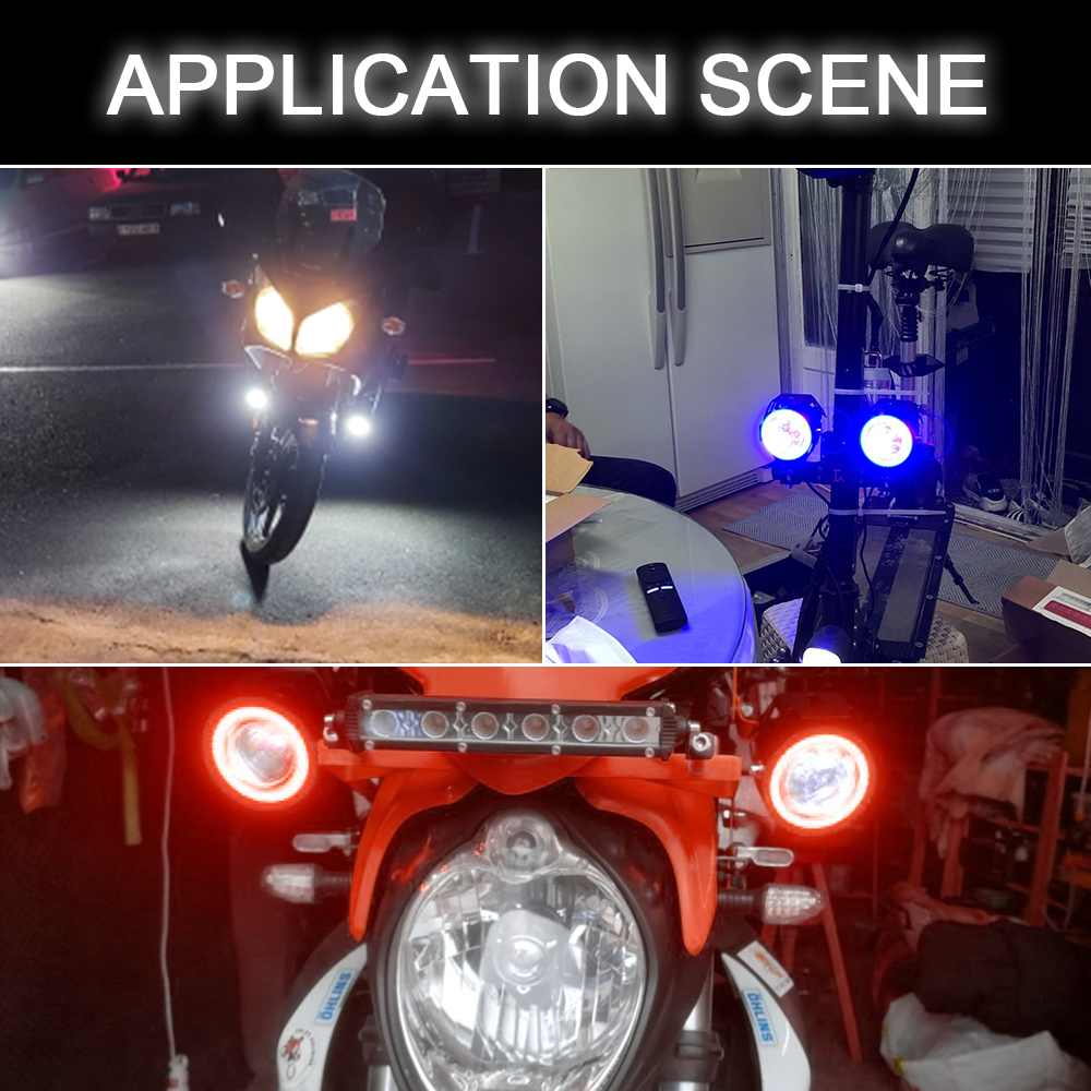 12V -80V 6500K U7 Laser Lens M - Sos Light Strobe ulasan dan harga