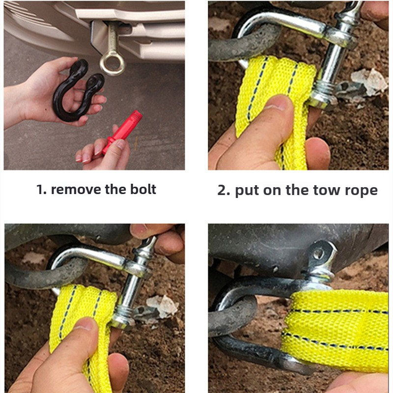Car Trailer Rope Off Road Pull - Rescue Rope Throw ulasan dan harga