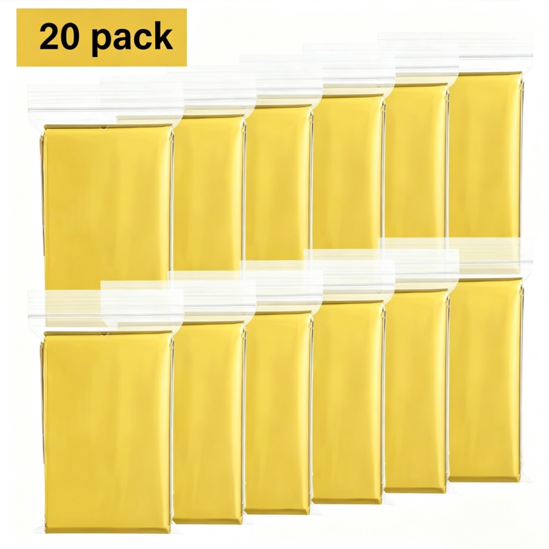 20PCS Unpacked Bulk Giant 83x6 - Survival Blanket Reflective ulasan dan harga
