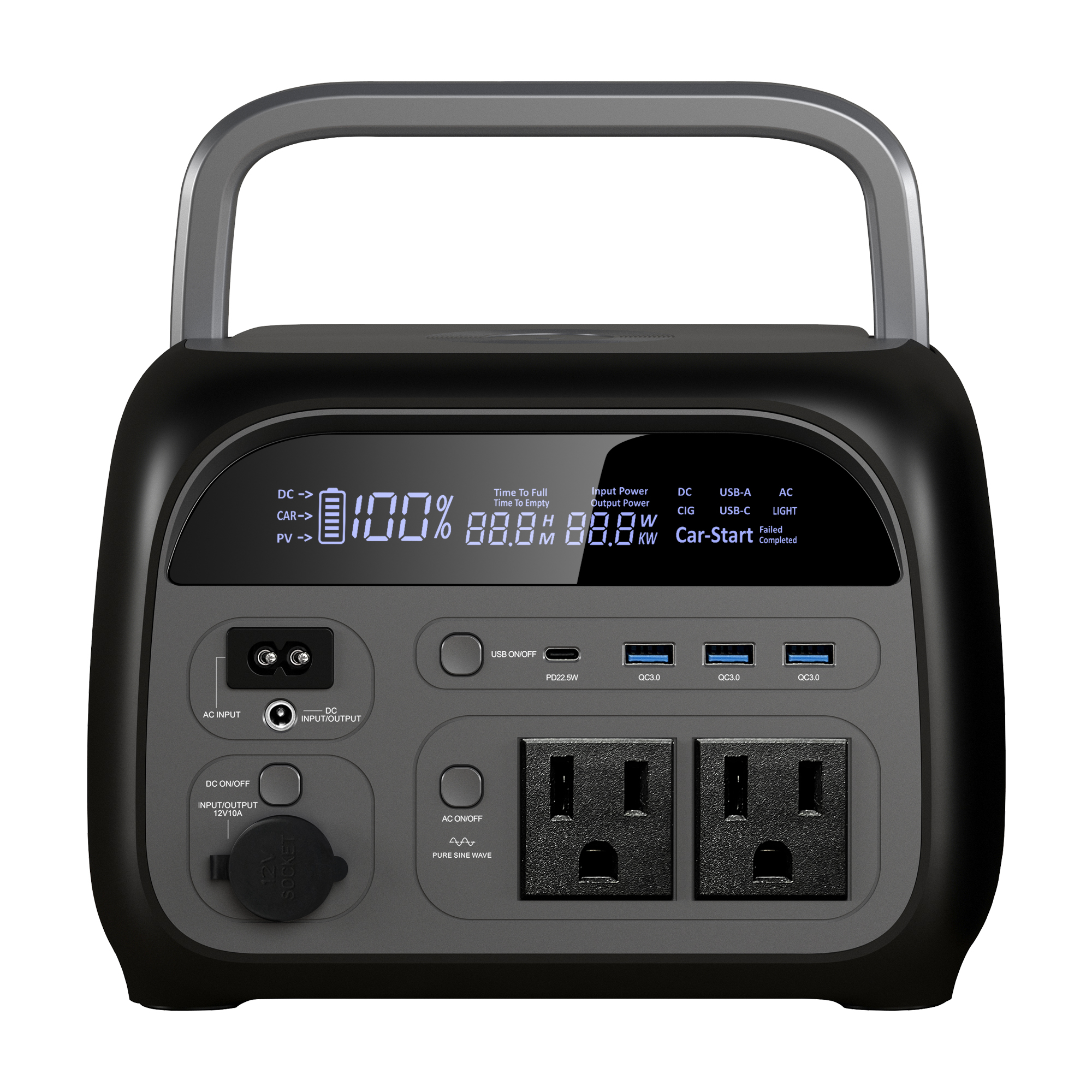 CTOLITY AP400 500W Portable Po - Solar Emergency Charger ulasan dan harga